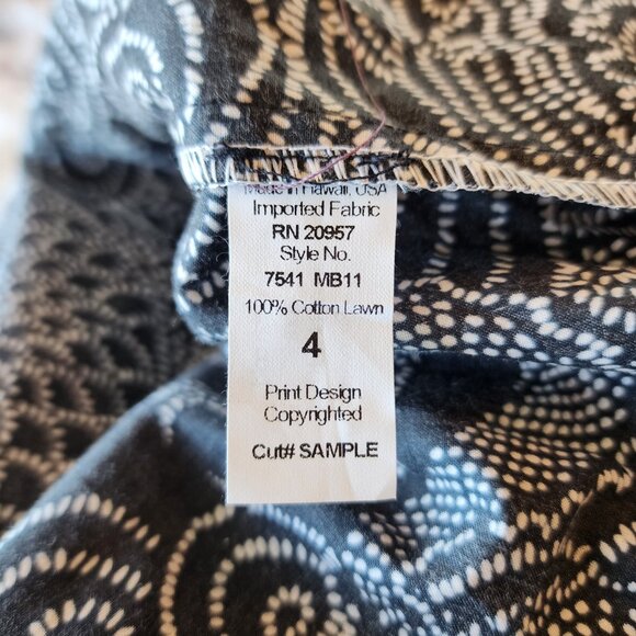 Tori Richard Sleeveless Dress - Size 4 - Picture 5 of 6